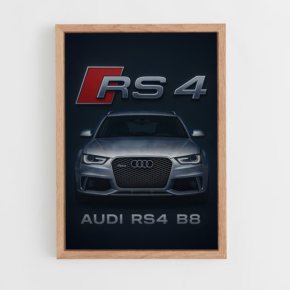 Poster Audi RS4 Dream (vue 4)